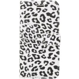 Mobigear Leopard iPhone XR Hoesje Bookcase Portemonnee - Wit