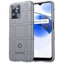 Mobigear Rugged Shield Realme C35 Hoesje Flexibel TPU Backcover Shockproof - Grijs