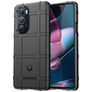 Mobigear Rugged Shield Motorola Edge X30 Hoesje Flexibel TPU Backcover Shockproof - Zwart