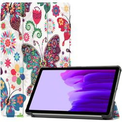 Mobigear Tri-Fold Samsung Galaxy Tab A7 Lite Hoes Bookcase - Vlinder
