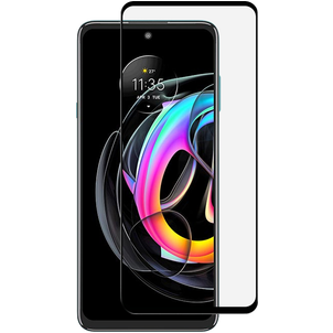 Mobigear Premium Motorola Edge 20 Lite Glazen Screenprotector - Case Friendly - Zwart