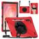 Mobigear SureGrip XGuard Samsung Galaxy Tab S11 Ultra Hoes Hard Kunststof,Siliconen Backcover + Stylus Houder + Schouderband + Standaard - Rood