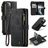 Caseme C30 iPhone 14 Hoesje Bookcase Portemonnee - Zwart