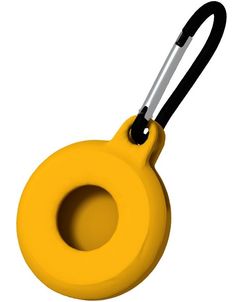 Mobigear Circle Key Apple AirTag Hoesje Flexibel TPU Sleutelhanger - Oranje