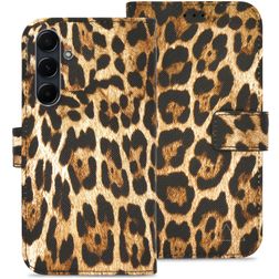 My Style Flex Wallet Samsung Galaxy A35 Hoesje Bookcase Portemonnee - Wild Leopard