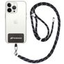 Mobigear Lanyard Universeel Telefoonkoord Verstelbaar - Zwart / Goud