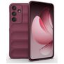 Mobigear Bumpy Samsung Galaxy S25 FE Hoesje Flexibel TPU Backcover - Rood