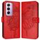 Mobigear Butterfly OPPO Reno 12 Pro Hoesje Bookcase Portemonnee - Rood