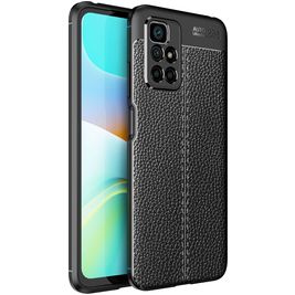 Mobigear Luxury Xiaomi Redmi 10 4G Hoesje Flexibel TPU Backcover - Zwart