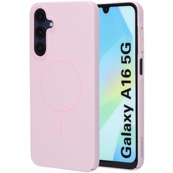Mobiparts Slim Line Samsung Galaxy A16 MagSafe Hoesje Hardcase Backcover - Blush Pink