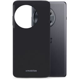 Mobilize Rubber Gelly OnePlus 12R Hoesje Flexibel TPU Backcover - Matt Black