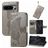 Mobigear Butterfly Google Pixel 8 Pro Hoesje Bookcase Portemonnee - Grijs