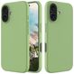 Mobigear Rubber Touch iPhone 16 Siliconen Hoesje Backcover - Groen