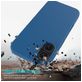 Mobigear Rubber Touch iPhone 16 Siliconen Hoesje Backcover - Blauw