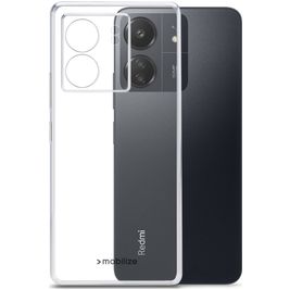 Mobilize Gelly Doorzichtig Xiaomi Redmi 13C Hoesje Flexibel TPU Backcover - Transparant