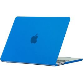 Mobigear Matte MacBook Air 15 Inch (2023-2025) Hoes Hardshell Laptopcover MacBook Case - Donkerblauw - Model A2941 / A3114 / A3241