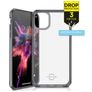ITSKINS Level 2 HybridFrost iPhone 11 Hoesje Hardcase Backcover Shockproof - Transparant / Zwart