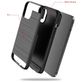 Mobigear Brushed Armor iPhone 12 Hoesje Hardcase Backcover Shockproof - Grijs