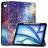 Mobigear Tri-Fold iPad Air 13 Inch (2026) Hoes Bookcase + Stylus Houder - Milky Way Nebula