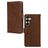 Mobilize Wallet Samsung Galaxy S25 Plus Hoesje Echt Leer Bookcase Portemonnee - Bruin