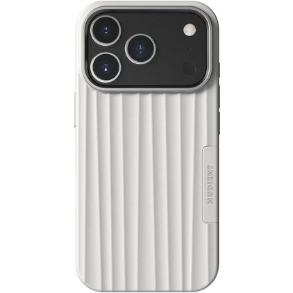Nudient Bold iPhone 17 Pro MagSafe Hoesje Hardcase Backcover - Chalk White