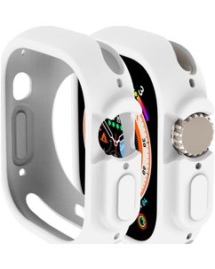 Mobigear Colors Apple Watch Ultra - 49 mm Hardcase Hoesje - Wit