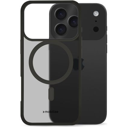 Mobilize Hybrid Pro iPhone 17 Pro MagSafe Hoesje Hardcase Backcover Shockproof - Zwart
