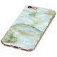 Mobigear Marble Soft Case Cover Green iPhone SE (2020) / 8/7