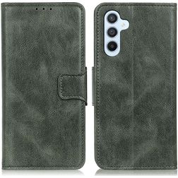 Mobigear Classy Samsung Galaxy A54 Hoesje Bookcase Portemonnee - Groen