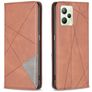 Mobigear Rhombus Slim Realme C35 Hoesje Bookcase - Bruin