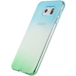 Xccess Thin Samsung Galaxy S6 Edge Hoesje Flexibel TPU Extra Dun Backcover - Groen