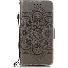 Mobigear Mandala Samsung Galaxy A20e Hoesje Bookcase Portemonnee - Grijs