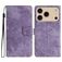 Mobigear Butterfly iPhone 17 Pro Max Hoesje Bookcase Portemonnee - Paars