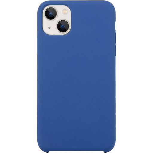 Mobigear Rubber Touch iPhone 15 Siliconen Hoesje Backcover - Donkerblauw