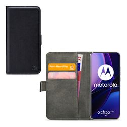 Mobilize Classic Gelly Wallet Motorola Edge 40 Hoesje Bookcase Portemonnee - Zwart