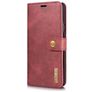 Mobigear Snap Button Samsung Galaxy Note 9 Hoesje Uitneembare 2in1 Bookcase Portemonnee - Rood