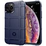 Mobigear Rugged Shield iPhone 12 Pro Max Hoesje Flexibel TPU Backcover Shockproof - Blauw