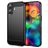 Mobigear Brushed Slim iPhone 17 Hoesje Flexibel TPU Backcover - Zwart