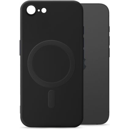 My Style Protective Flex iPhone SE (2020) MagSafe Hoesje Flexibel TPU Backcover - Zwart