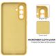Mobigear Rubber Touch Samsung Galaxy A56 Siliconen Hoesje Backcover - Geel