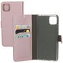 Mobiparts Saffiano Wallet Samsung Galaxy A22 5G Hoesje Bookcase Portemonnee - Roze