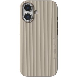 Nudient Bold iPhone 17 MagSafe Hoesje Hardcase Backcover - Linen Beige