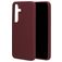 Mobiparts Samsung Galaxy S25 Siliconen Hoesje Backcover - Plum Red