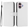 Mobigear Urban Wallet iPhone 16 Hoesje Bookcase Portemonnee - Wit