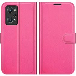 Mobigear Classic Realme GT2 Hoesje Bookcase Portemonnee - Magenta