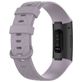 Mobigear Cross Siliconen Fitbit Charge 4 Bandje Gespsluiting - Paars