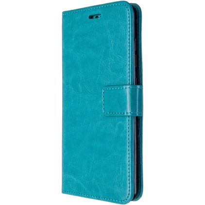 Mobigear Wallet Samsung Galaxy A51 Hoesje Bookcase Portemonnee - Turquoise