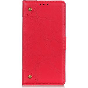 Mobigear Ranch OPPO Reno 4 Hoesje Bookcase Portemonnee - Rood