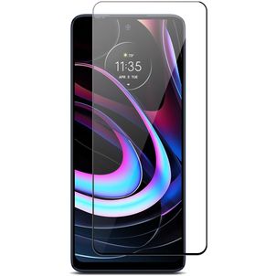 Mobigear Premium Motorola Edge (2021) Glazen Screenprotector - Case Friendly - Zwart