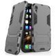 Mobigear Armor Stand iPhone XR Hoesje Hardcase Backcover Shockproof met Standaard - Grijs